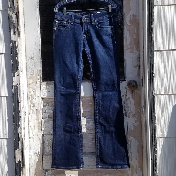 Miss Me JE5731E2L Easy Boot Sequined Jeans - 27 X 33 - Picture 1 of 16